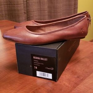 Frye Regina Ballet - Cognac - Sz 7